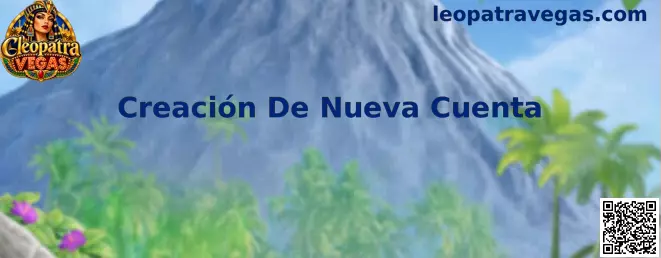 Guía visual sobre la creación de una nueva cuenta en Cleopatra Vegas