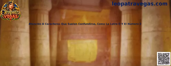 Atención a caracteres confundidos entre letra O y número 0
