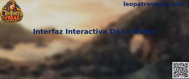 Interfaz interactiva de una demo de Cleopatra Vegas con paneles de control y controles de juego