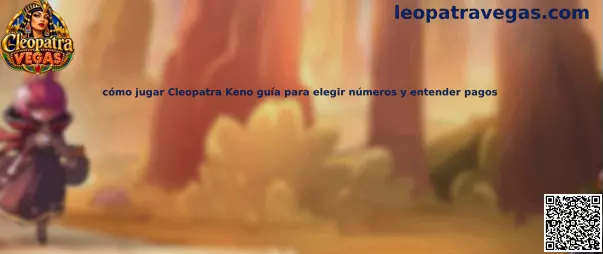 Ilustración de Cleopatra Keno para aprender a seleccionar números y comprender el funcionamiento del juego