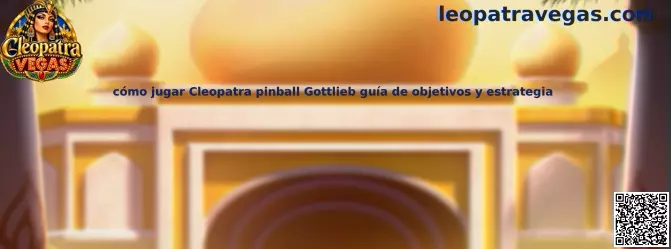 Mesa Cleopatra de Gottlieb y elementos principales del pinball