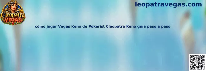 Imagen introductoria de la guía para aprender a jugar Vegas Keno de Pokerist en el modo Cleopatra Keno